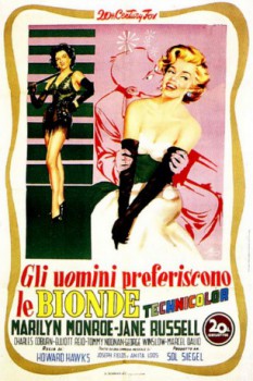 poster Gli uomini preferiscono le bionde  (1953)