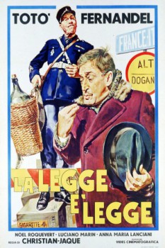 poster La legge è legge  (1958)