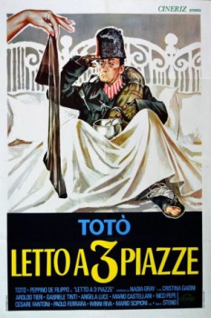 poster Letto a tre piazze  (1960)