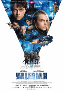 poster Valerian e la città dei mille pianeti  (2017)